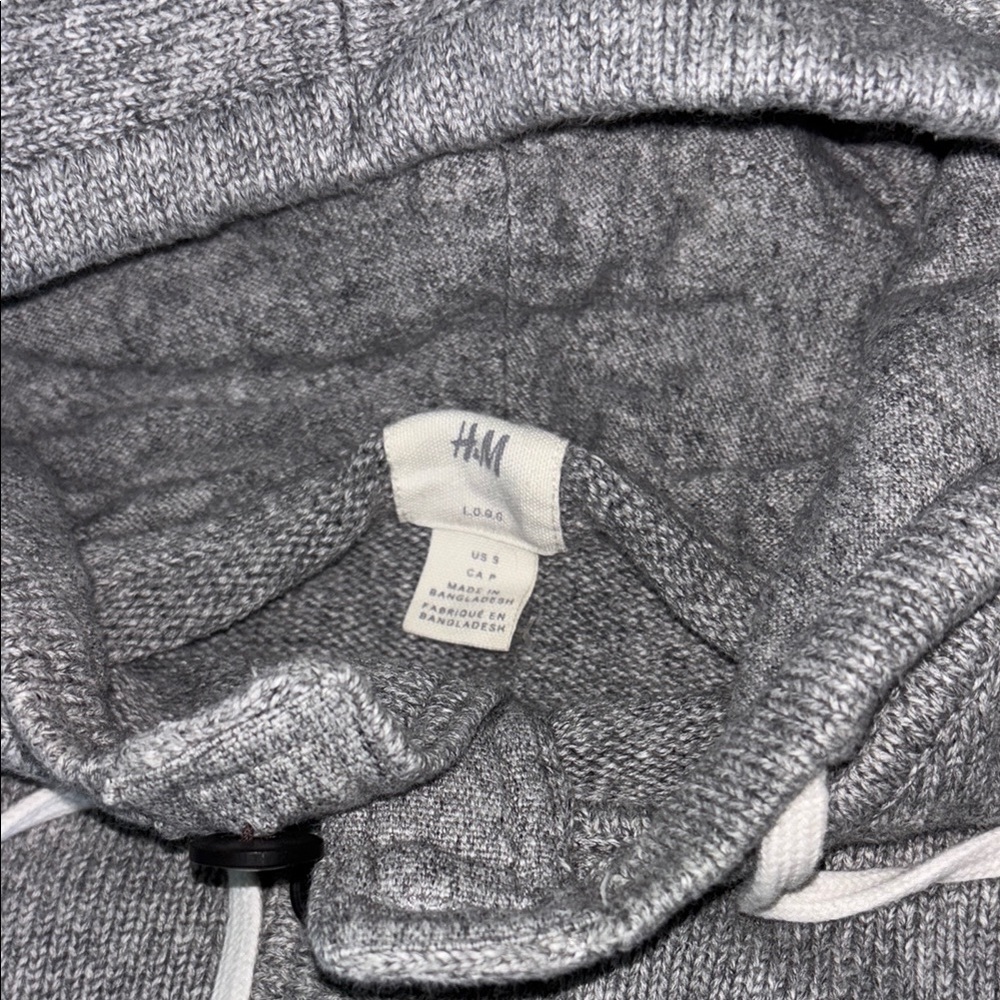 Hollister Polo Assn H&M Gray Blue Plaid Flannel Maroon Tee Gray Hoodie T Shirt S - Picture 6 of 7